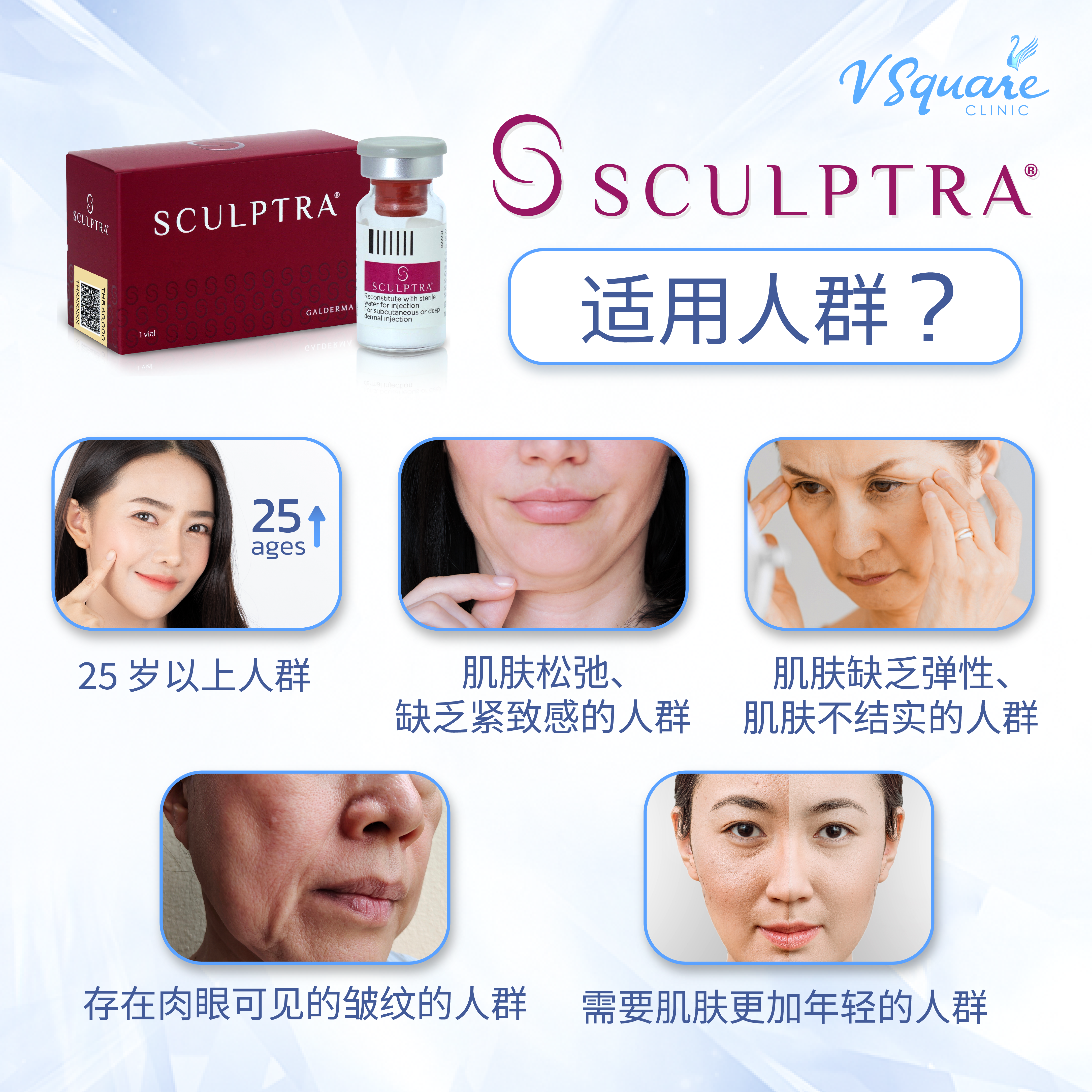 good candidate for Sculptra injection